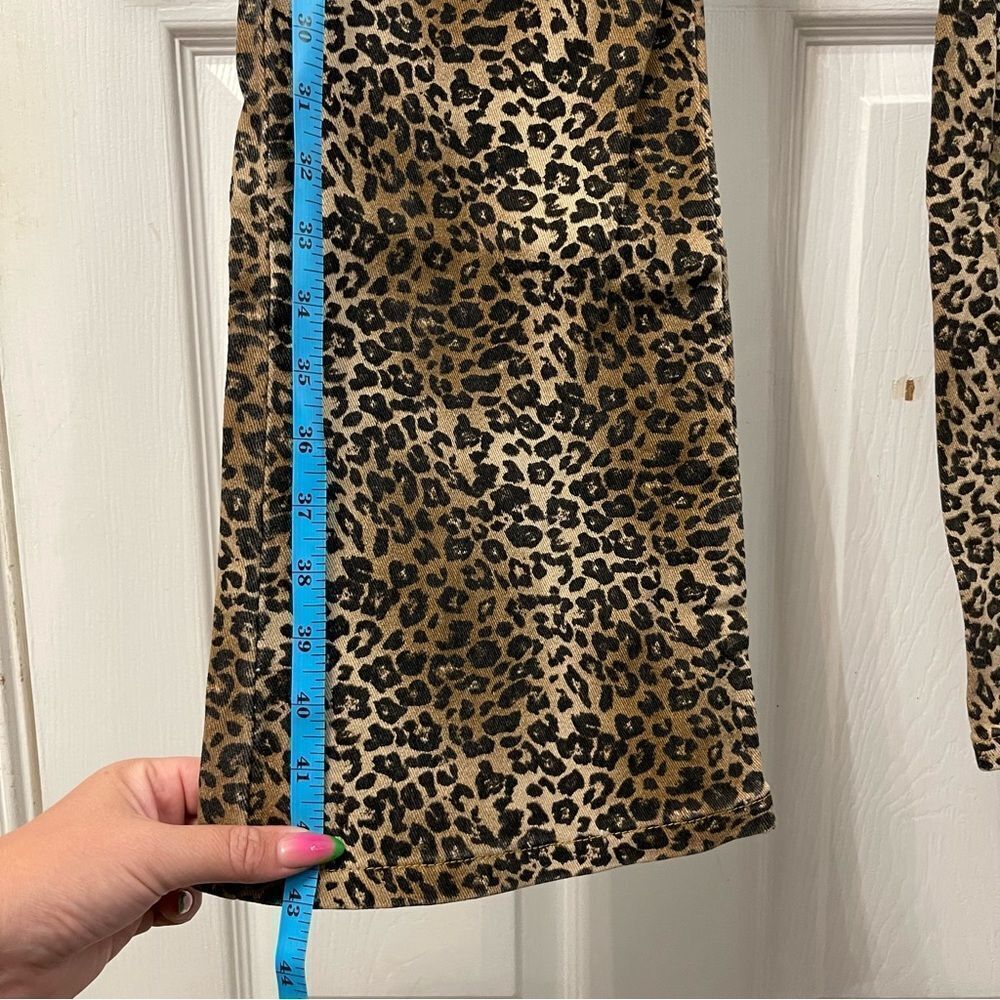 Leopard Print Matching Vest + Boot Cut Pants Set … - image 16